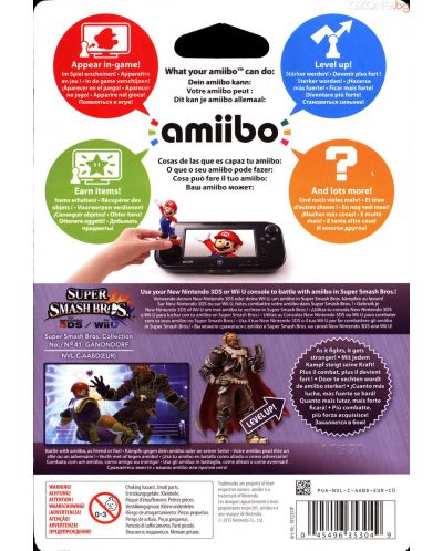Nintendo Amiibo фигура - Ganondorf [Super Smash Bros. Колекция] (Wii U) - 7